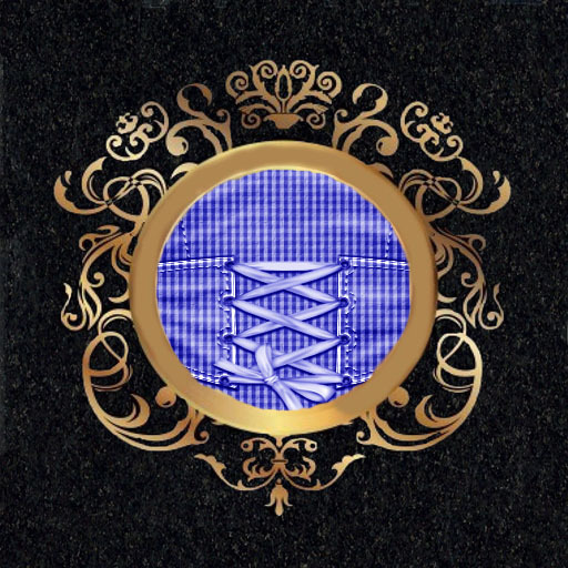 !DnL Designs Ashlyn Laced tank & Short -Blue