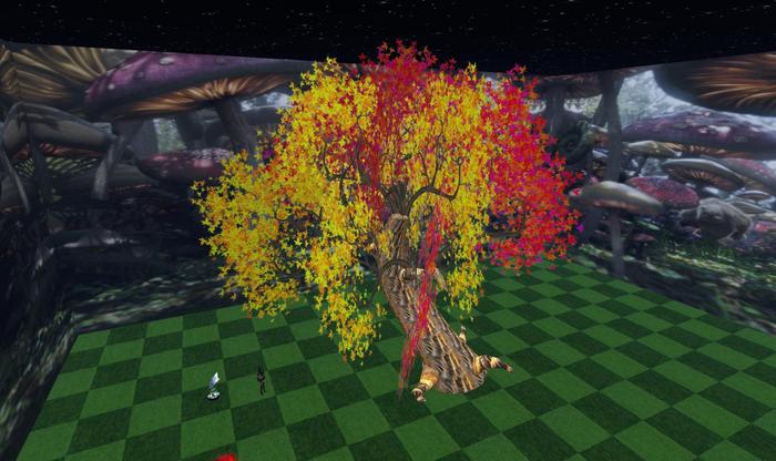 ~CrimsonStone Creations~Fantasy Maple Tree