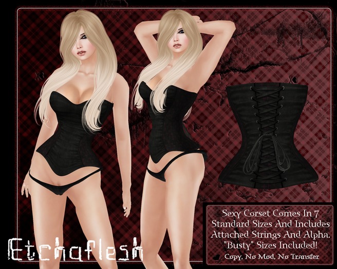 [Etchaflesh] Demonic Influence Overbust Corset