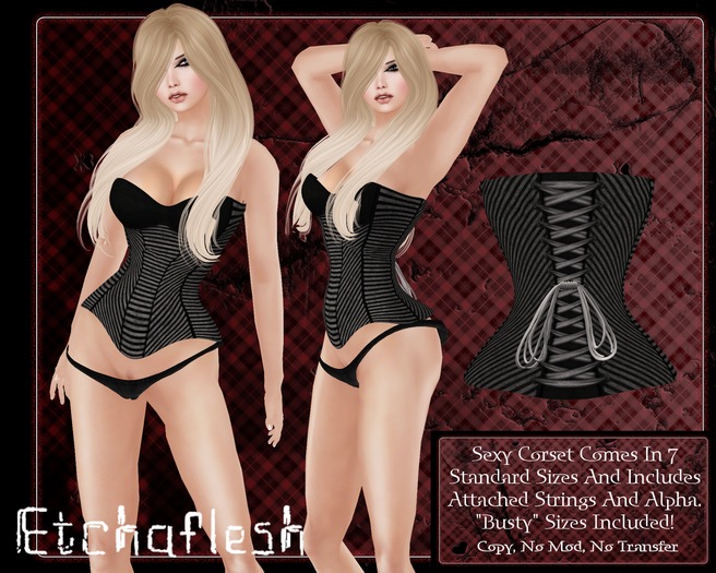 [Etchaflesh] In Between Days Overbust Corset