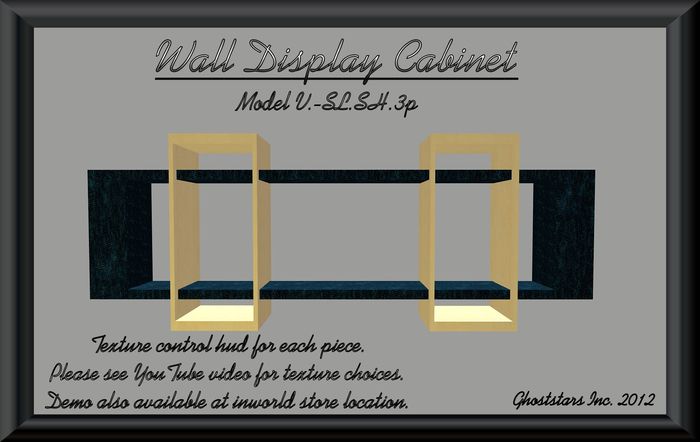 Display Cabinet (Model V.-SL.SH.3p)