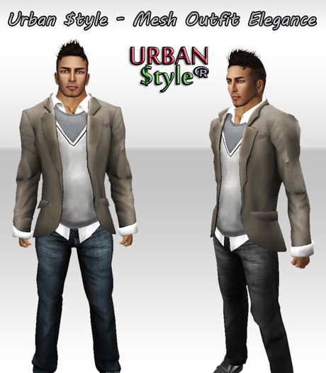 Urban $tyle - Mesh Outfit Elegance Brown 