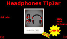Headphones TipJar (box)