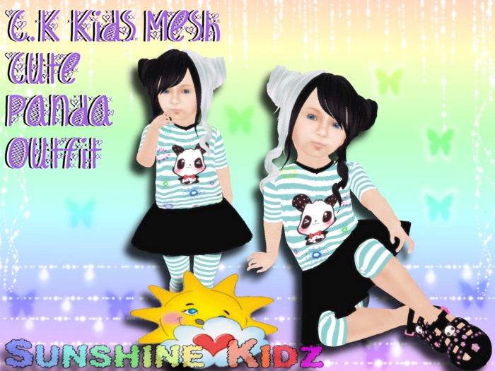 ..::C.K Mesh Cute Panda Outfit::..