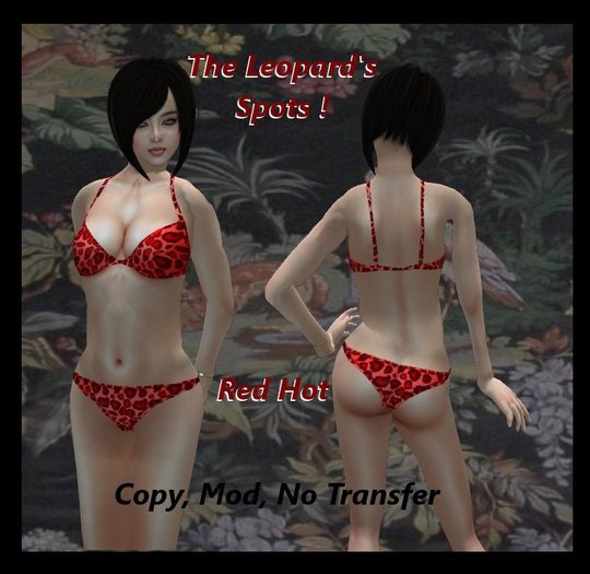 Leopards Spots- Red Hot