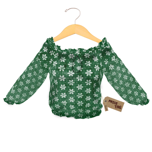 *PT* Blouse "Flora" - green