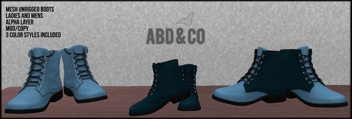 ABD // Mesh Boots // Blue