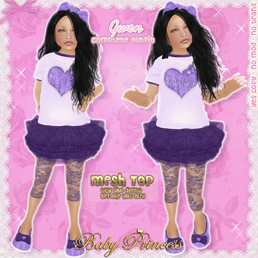 :*BABY*: Gwen - Purple + MESH