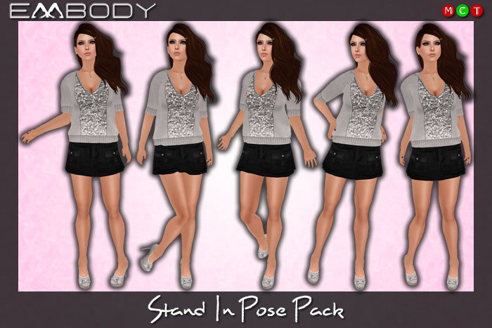 Embody 5 Pose Pack F STAND IN