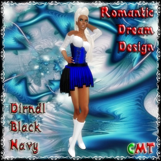 RDD Dirndl Black/Navy