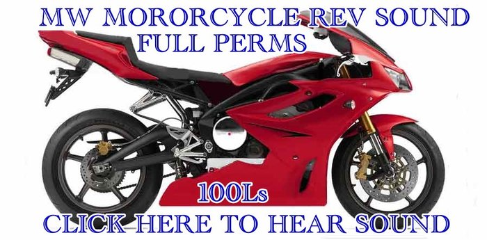 Second Life Marketplace - MW Motorcycle rev sound full perms