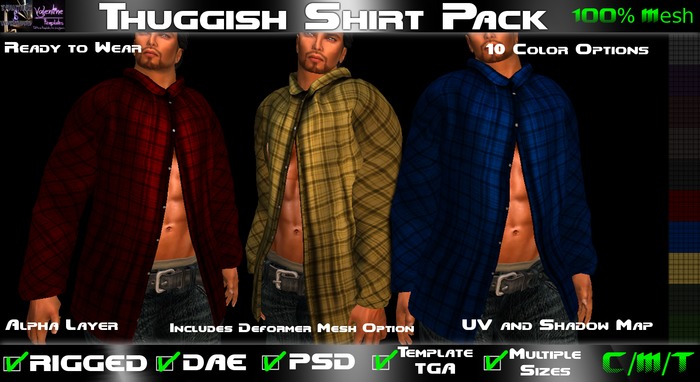EVO - VT MESH - Thuggish Shirt Pack 