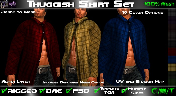 *EVO VT MESH* Thuggish Shirt Set 