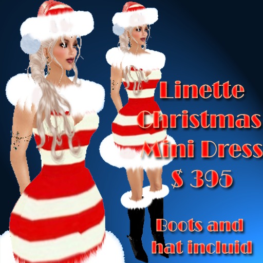 Linette Christmas Mini Dress 2012- box