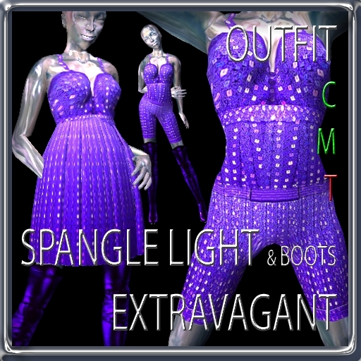 EXTRAVAGANT SPANGLE LIGHT OUTFIT incl. Boots