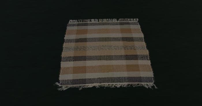 Black & Tan throw rug