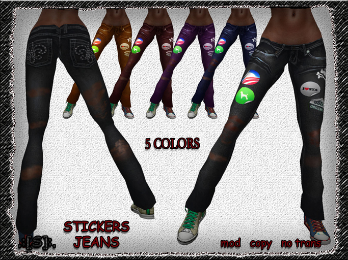 .:[S]:. Stickers jeans (box)