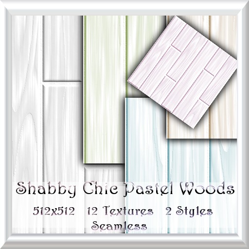 Shabby Chic Pastel Woods