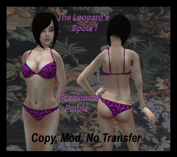 Lepoards Spots- Passionate Purple