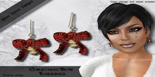 **PROMO **  .:MDD:. Christmas Bow Earrings