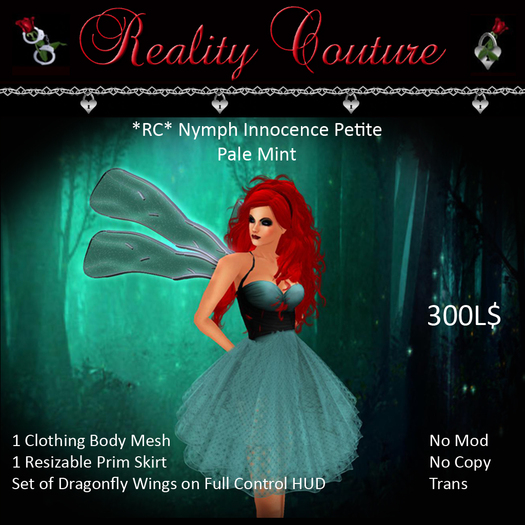 *RC* Nymph Innocence Petite - Pale Mint (boxed)