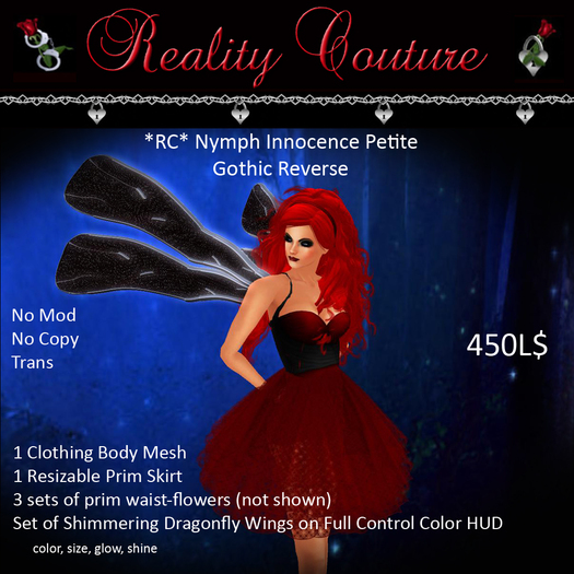 *RC* Nymph Innocence Petite - Gothic Reverse (boxed) 