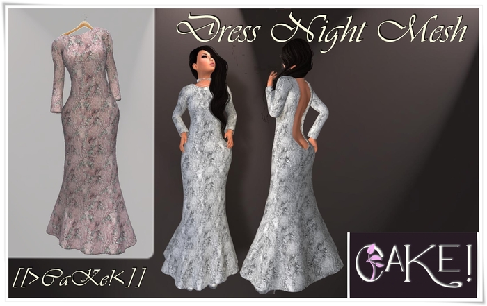 [[>CaKe!<]] Dress Night Mesh-Pink