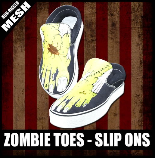 FK! - Zombie Toes Mesh SLip Ons