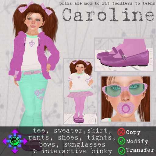 Vicarious Vitae - Caroline - Pink & Teal