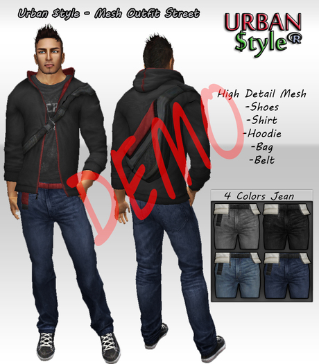 Urban $tyle - Mesh Outfit Street DEMO