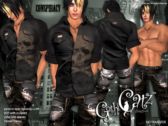 >>GothiCatz<< Conspiracy (male)