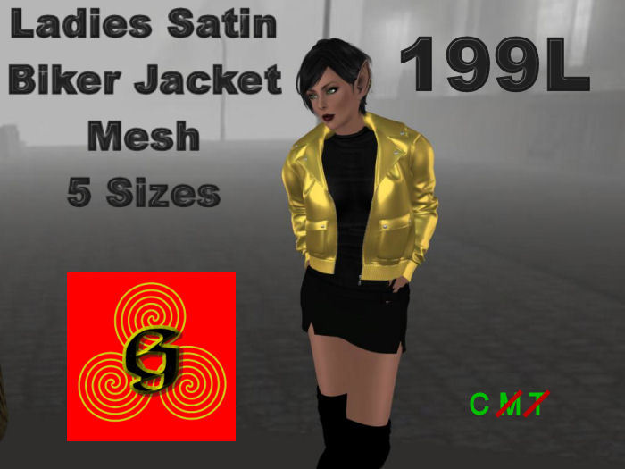 GenNirva - Gold  Satin  Jacket