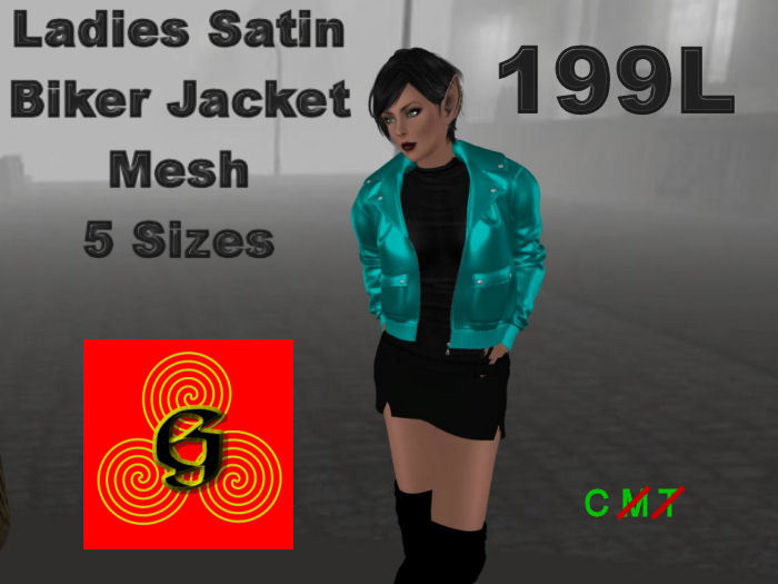 GenNirva - Teal Satin Jacket