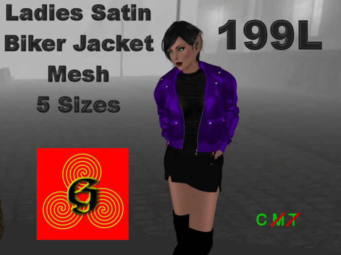 GenNirva - Grape Satin Jacket