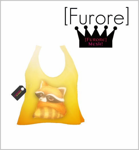 [Furore] Mesh Loose Shirt - Racoon Baby