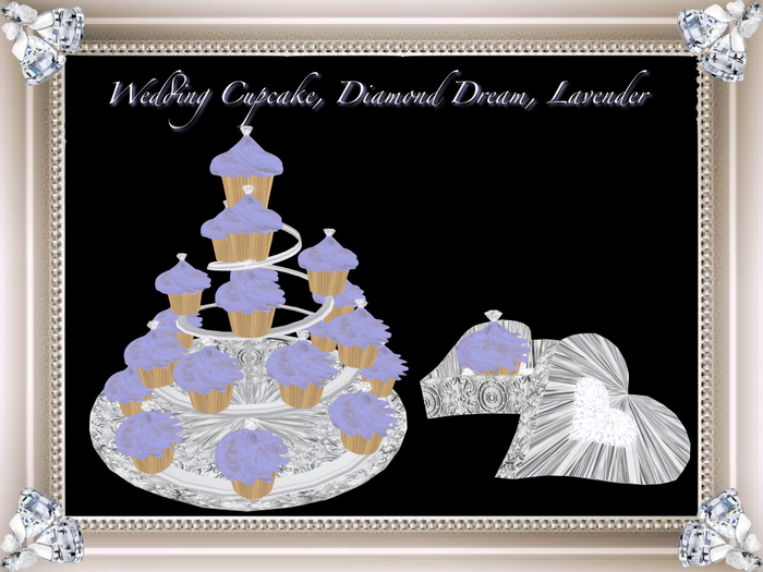 Wedding Cupcakes, Diamond Dream Lavender  (Boxed)