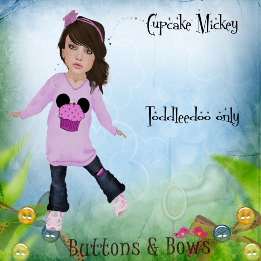 :BB: Cupcake Mickey TD only
