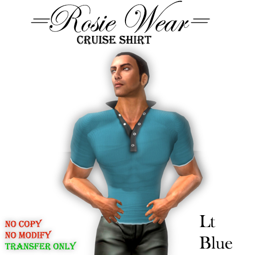 =Rosie Wear= Cruise Shirt_Lt Blue