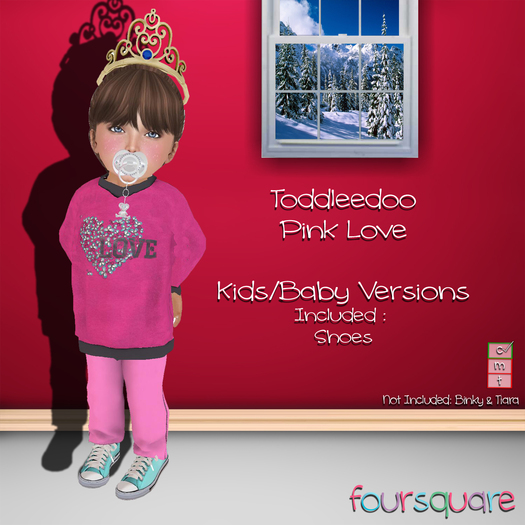 :.:FourSquare:.: Pink Love Toddleedoo