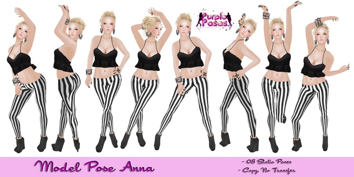 PURPLE POSES ANNA - Model Poses