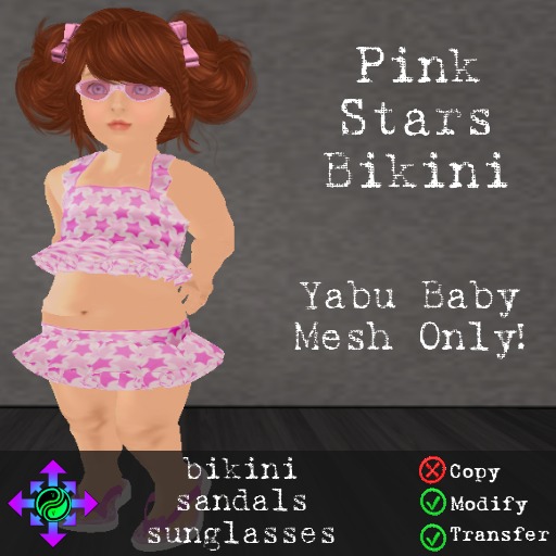 Vicarious Vitae - Pink Star Bikini (YABU) -