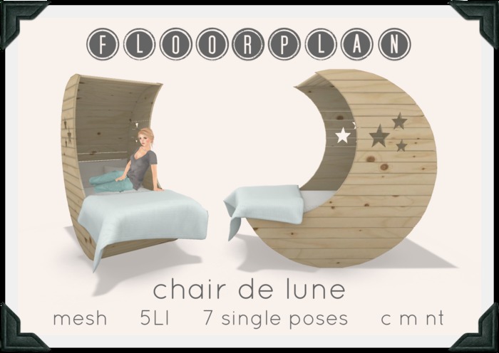 floorplan. chair de lune [ boxed ]