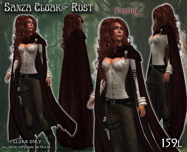 *FF* Sanza Cloak Rust