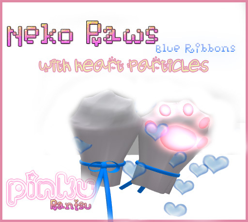 .:Pinku*Pantsu:.Neko-Ashi Blue Ribbons