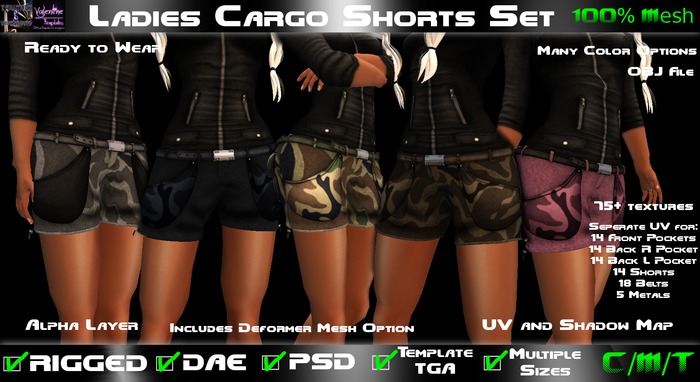 *EVO VT MESH* Cargo Shorts Set 