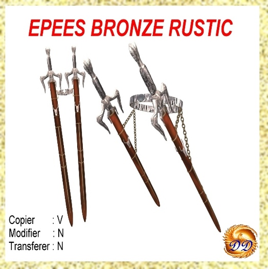 EPEES BRONZE RUSTIC IN BOX