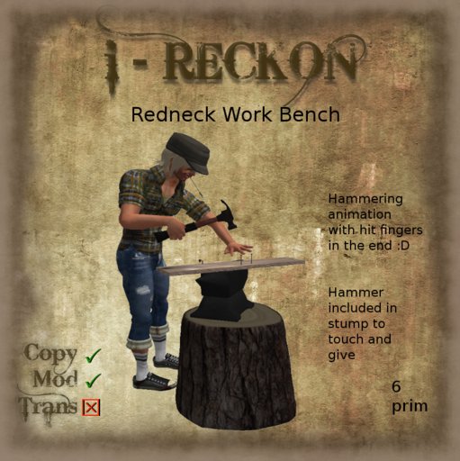 i-Reckon Redneck Work Bench boxed