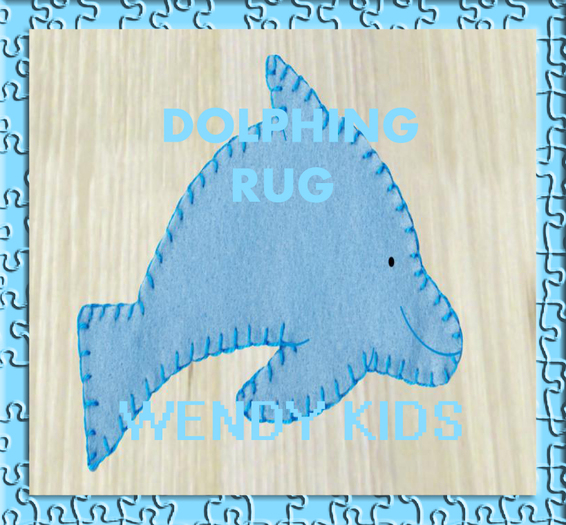 KIDS RUG DOLPHIN