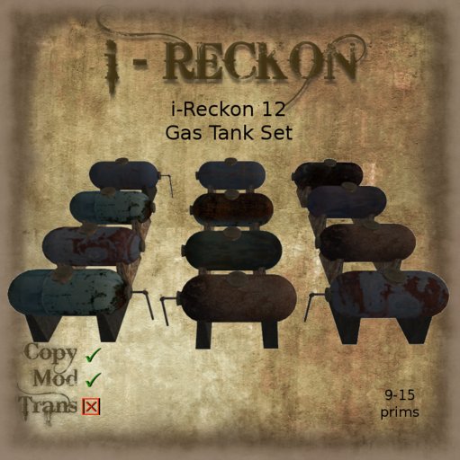 i-Reckon Gas Tanks boxed