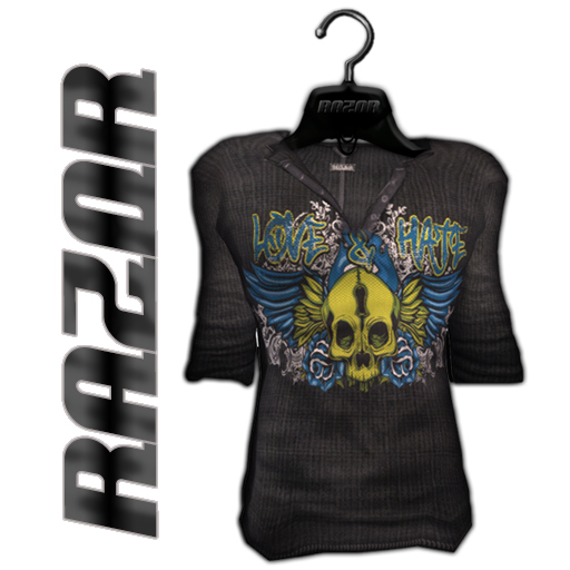 =Razorblade Jacket= Buttoned Thermal /// Love Hate